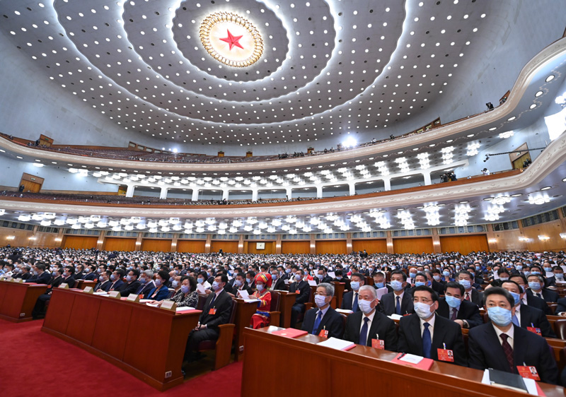 5月28日,第十三届全国人民代表大会第三次会议在北京人民大会堂闭幕.