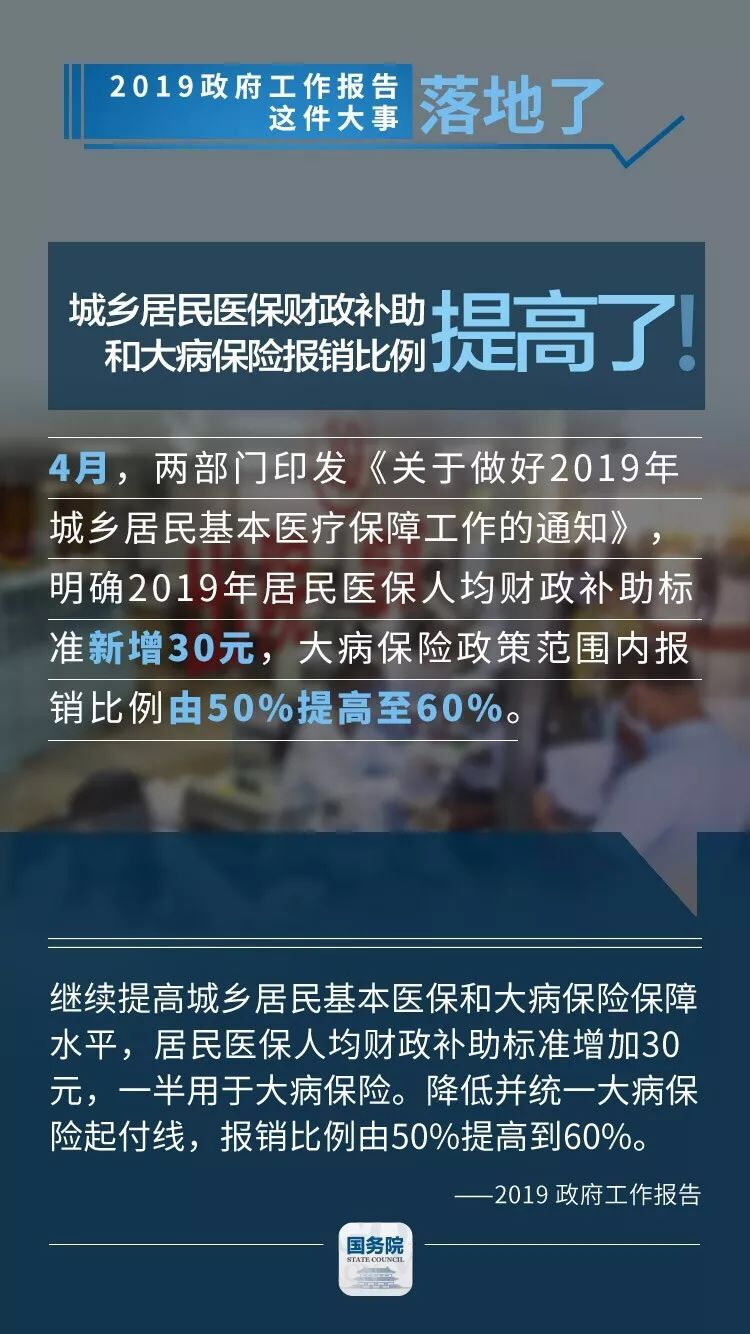 年中小结！2019政府工作报告里的这几件民生大事，已安排！